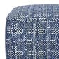 Henderson Basic Wool Ottoman in Inca Denim, , large