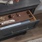 Legacy Classic Vintage Market 6-Drawer Dresser in Kettle Black with AC Outlets and USB Ports, , large