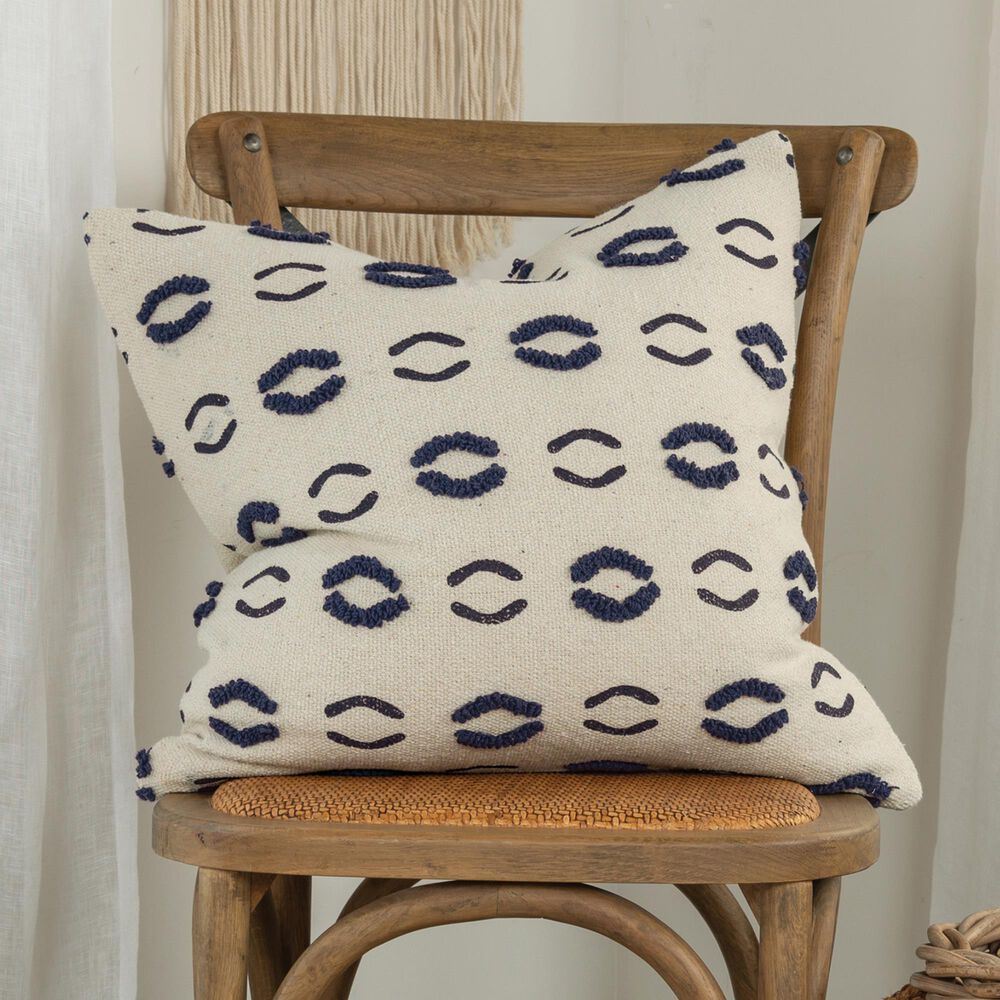 Rizzy Home Donny Osmond 20" Pillow Cover in Navy, , large