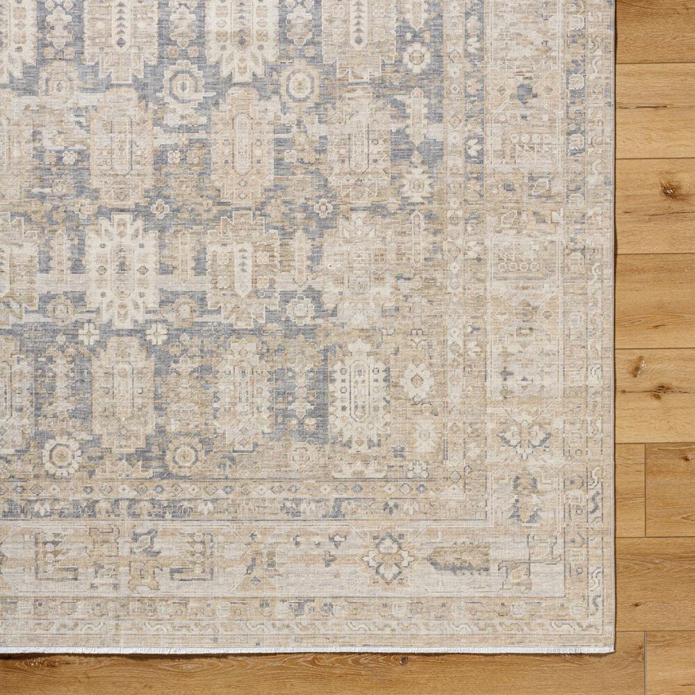 Surya Once Upon a Time Tan, Gray, Light Gray, Ivory and Light Brown 2&#39;11&quot; x 9&#39;10&quot; Runner, , large