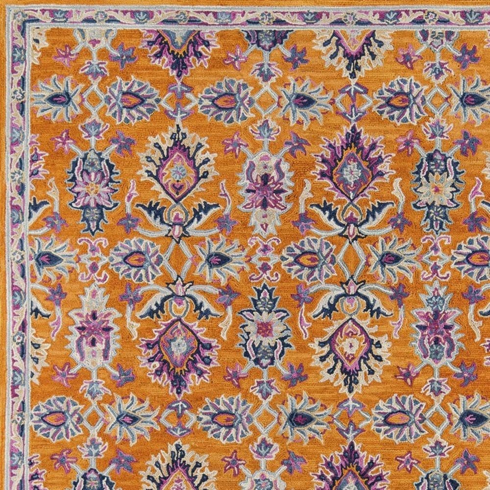 Momeni Ibiza IBI-04 8&#39; x 10&#39; Orange Area Rug, , large