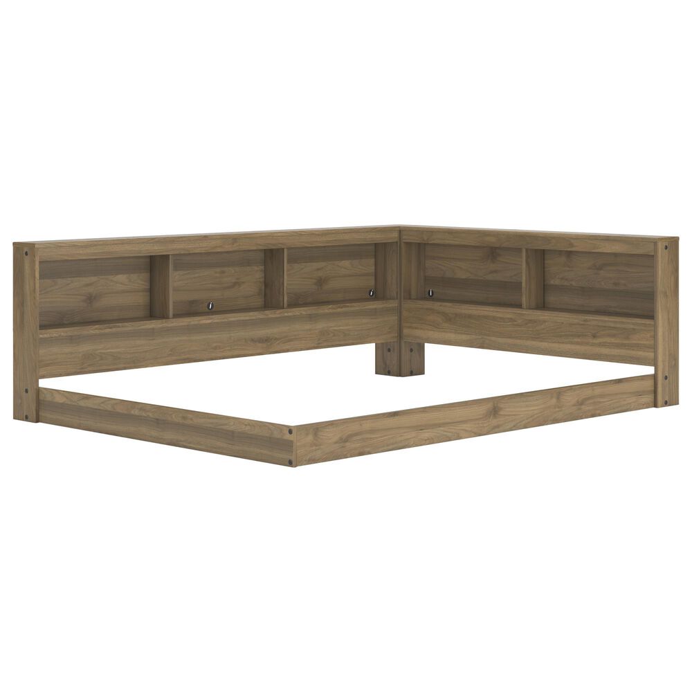 Ashley Deanlow Full Bookcase Storage Bed in Honey, , large
