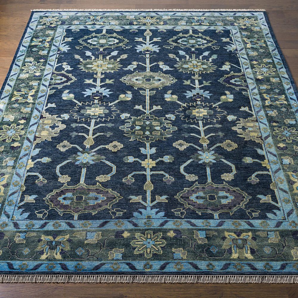 Surya Antique 3&#39;6&quot; x 5&#39;6&quot; Green, Charcoal, Slate, Taupe and Light Olive Area Rug, , large