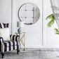 A&B Home Antique Glass Wall Mirror in Black, , large