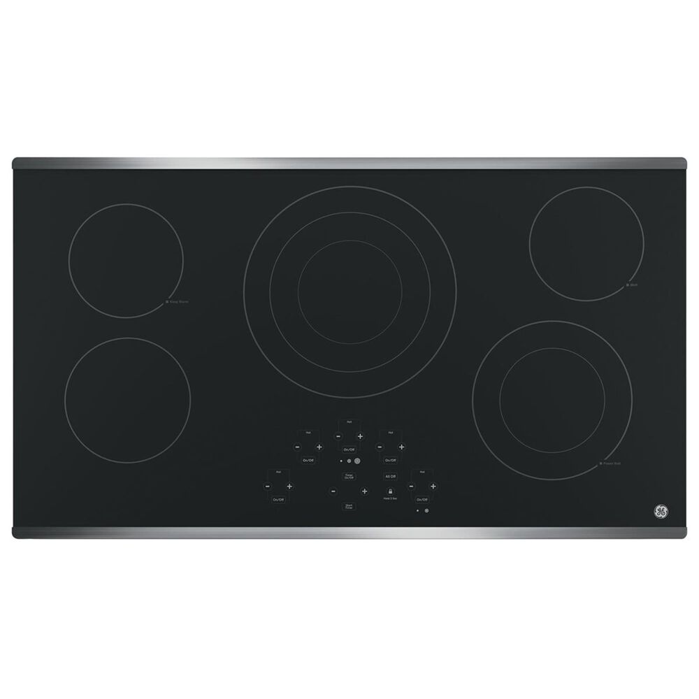 GE Appliances 36" Built-In Touch Control Electric Cooktop in Stainless, , large