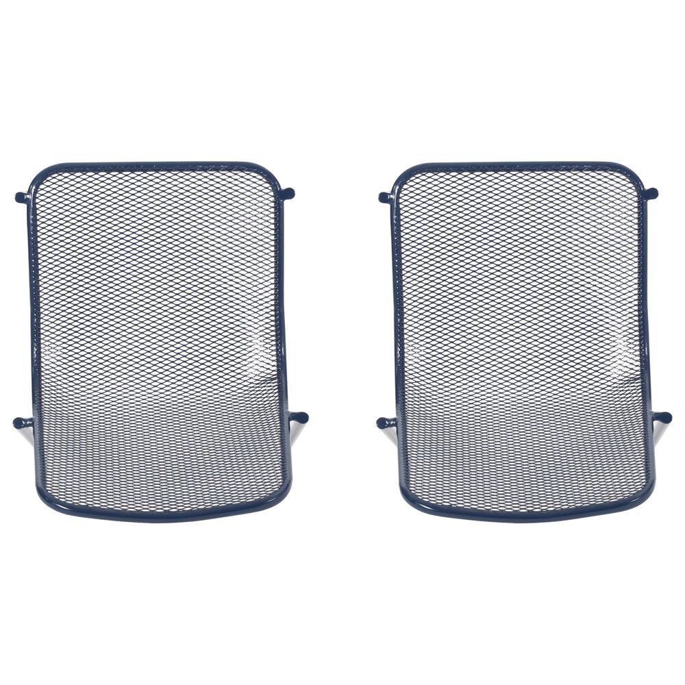 Hearth and Haven Kincaid Outdoor Stackable Mesh Chair in Navy (Set of 2), , large