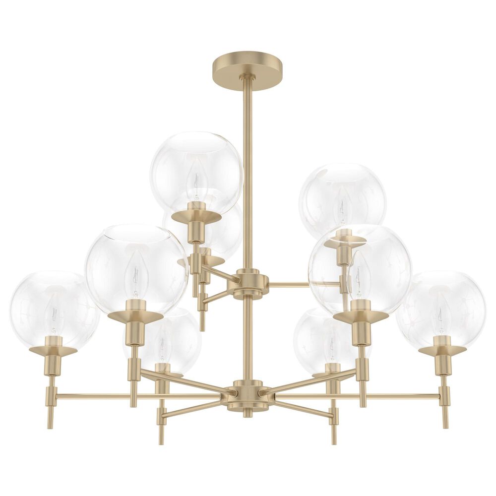 Hunter Xidane 9-Light Chandelier in Alturas Gold, , large