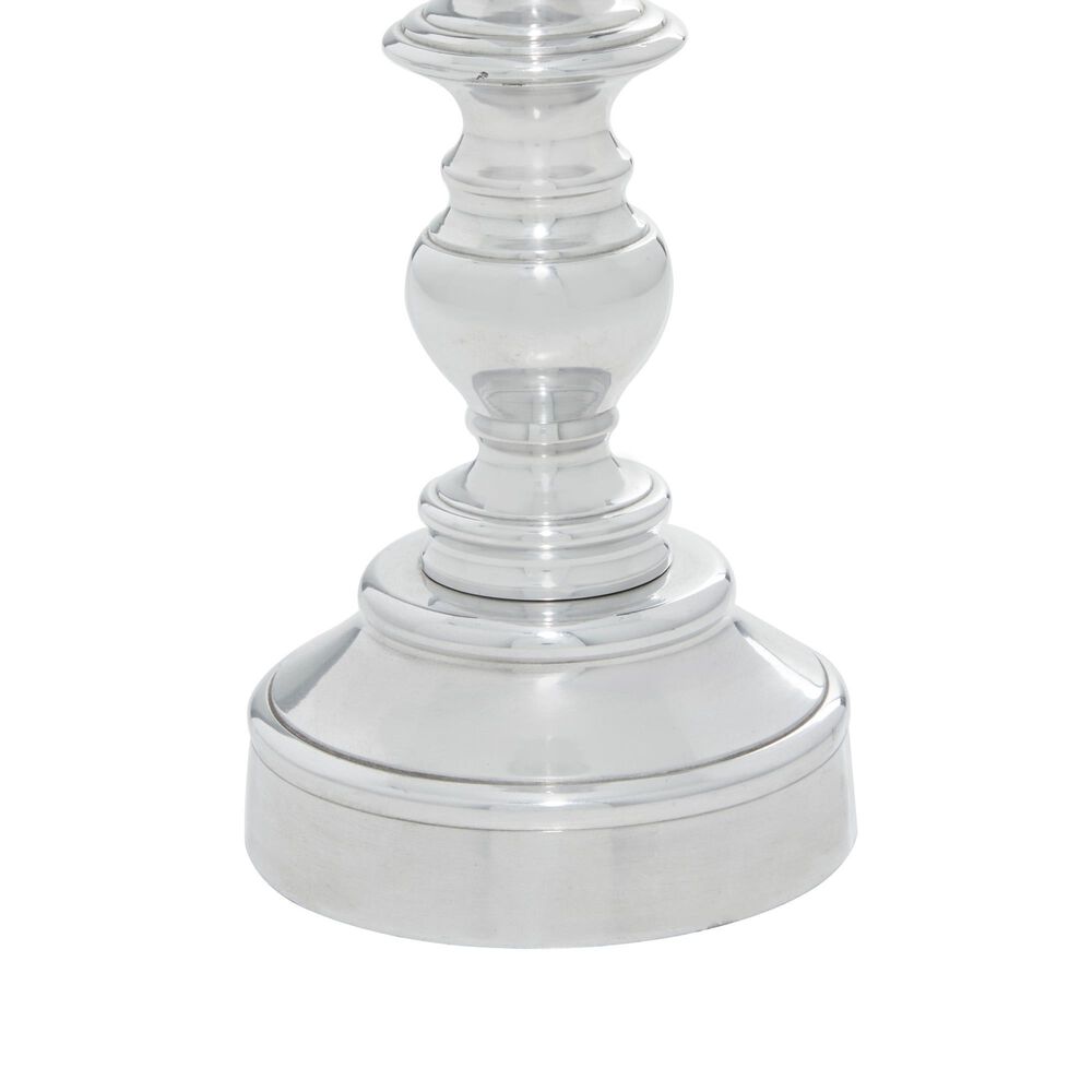 Maple and Jade 14&quot; Traditional Candle Holder in Silver &#40;Set of 3&#41;, , large