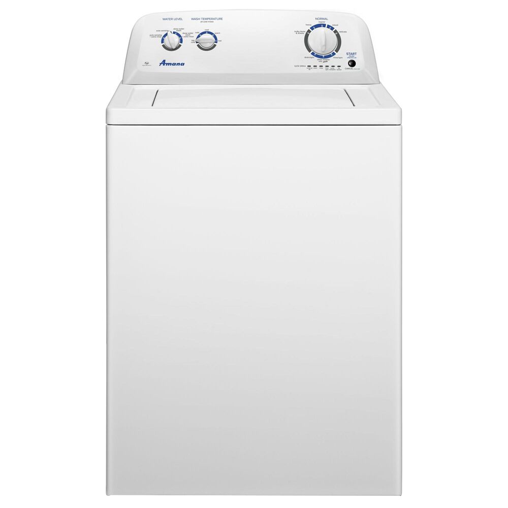 Amana 3.5 Cu. Ft. Top Load Washer and 6.5 Cu. Ft. Electric Dryer in White, , large