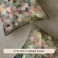 Dalyn Rug Company Kaleidoscope 22" Square Throw Pillow in Cactus, Olive, Plum, Pink, Teal, Purple and Brown, , large