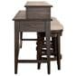 Liberty Mill Creek Console Table and 3 Stools in Peppercorn, , large