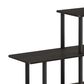 HOMLUX Turn-N-Tube 3-Tier Cube Ladder Display Rack in Espresso and Black, , large