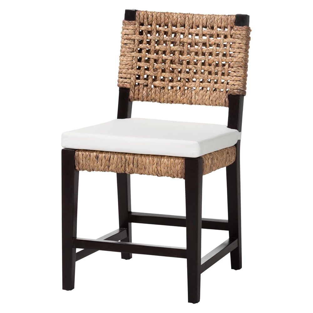 Baxton Studio Alise Side Chair in Dark Brown, , large