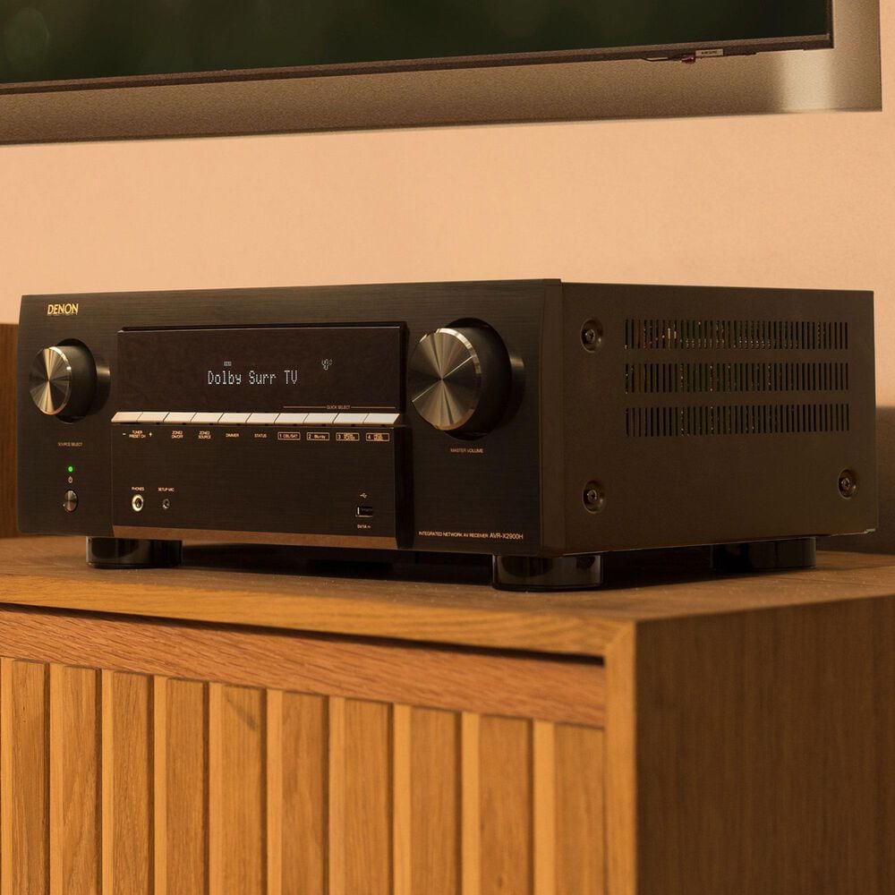 Denon 95W 7.2 Channels AV Receiver in Black, , large