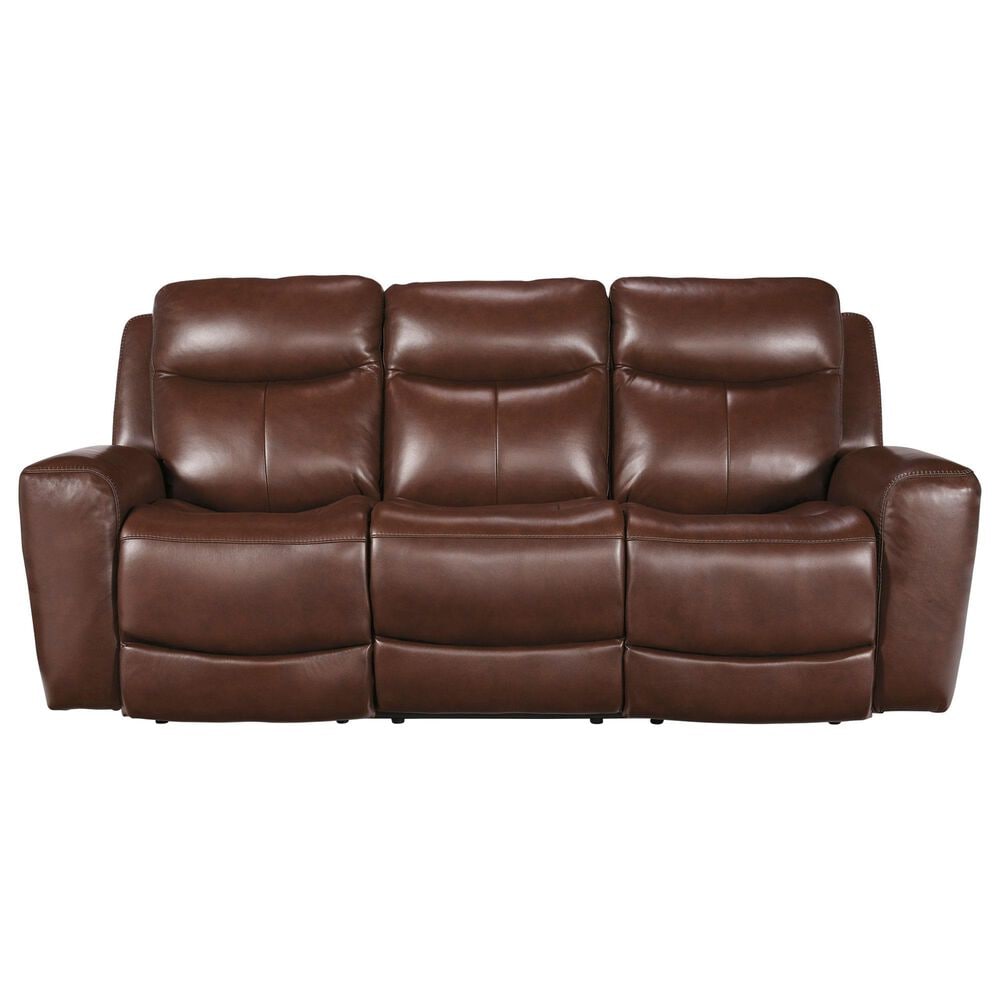 Ashley Next Move Power Reclining Sofa in Mahogany, , large
