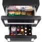 Cafe 5.7 Cu. Ft. Built-In Dual-Drawer Refrigerator in Matte Black and Brushed Stainless Handles, , large