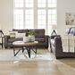 Ashley Barlin Mills Loveseat in Umber, , large