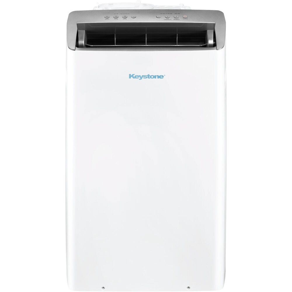 Keystone 10000 BTU Portable Air Conditioner with Remote Control in White, , large