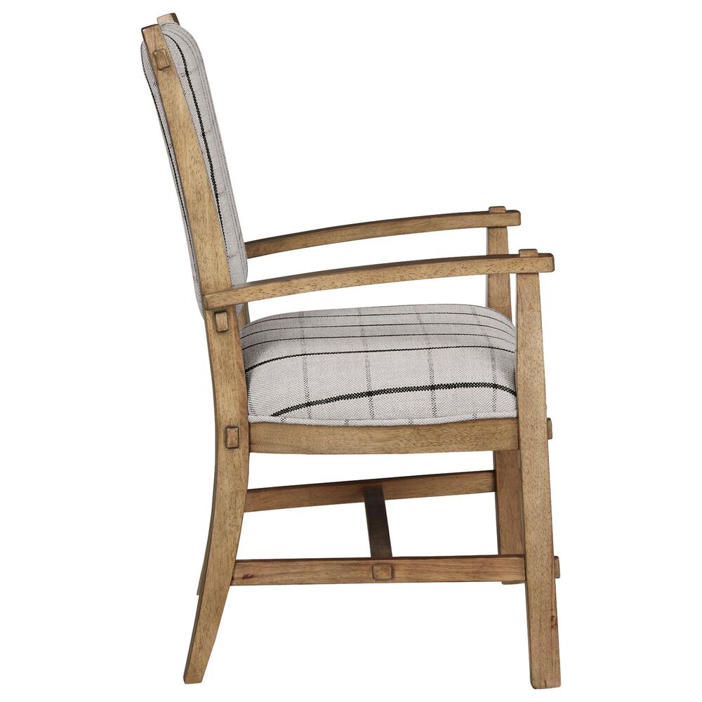 Ashley Ridgester Arm Chair in Light Brown, , large
