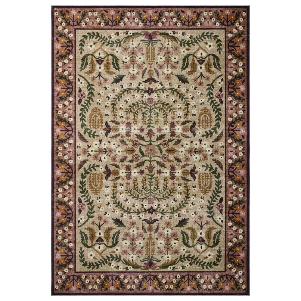 Loloi Canopy Edie Aubergine 2" x 3" Area Rug, , large