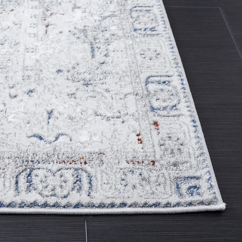 Safavieh Craft CFT927F 6&#39;7&quot; Square Grey and Blue Area Rug, , large