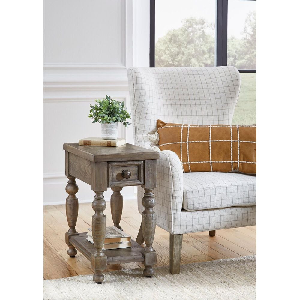 Aria End Table - Smoked Aria End Table - Smoked