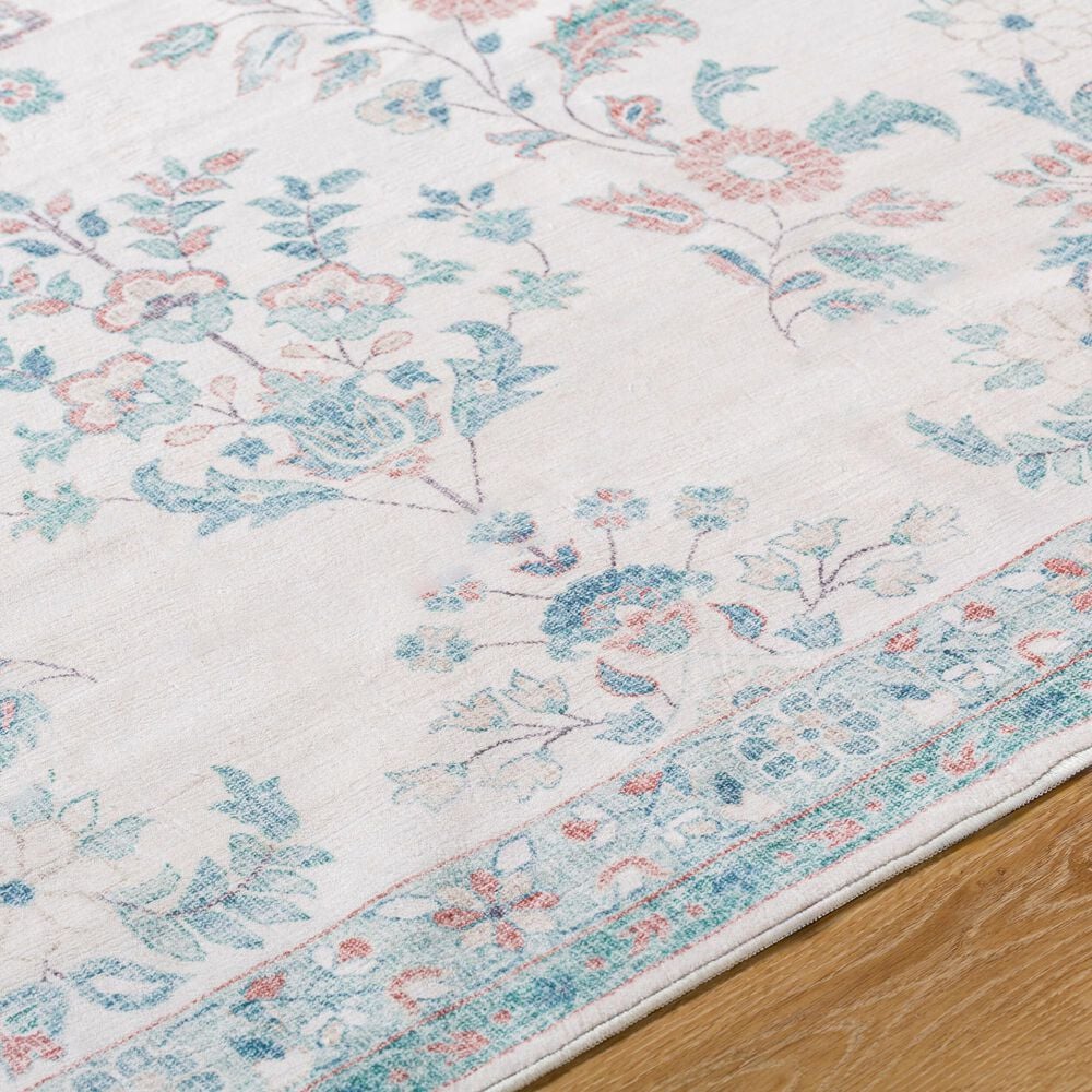 Surya Lavable Blue 2&#39; x 2&#39;11&quot; Area Rug, , large