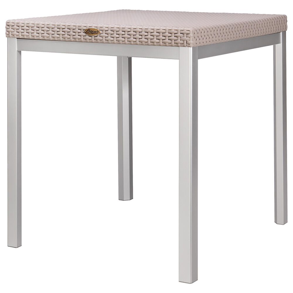 Lagoon Furniture Russ Rattan Dining Table in Grey, , large