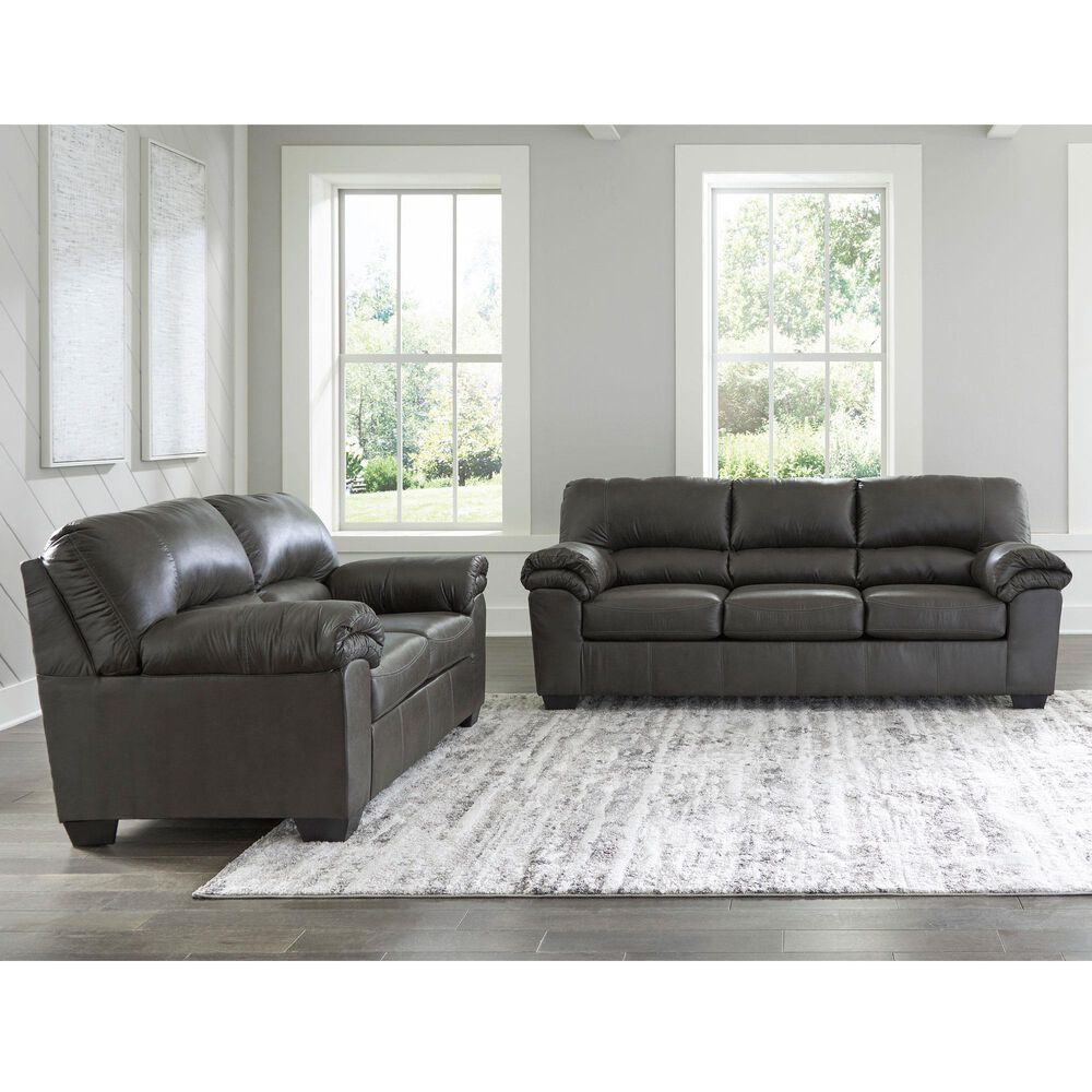 Ashley Bladen Stationary Sofa and Loveseat Set in Slate, , large