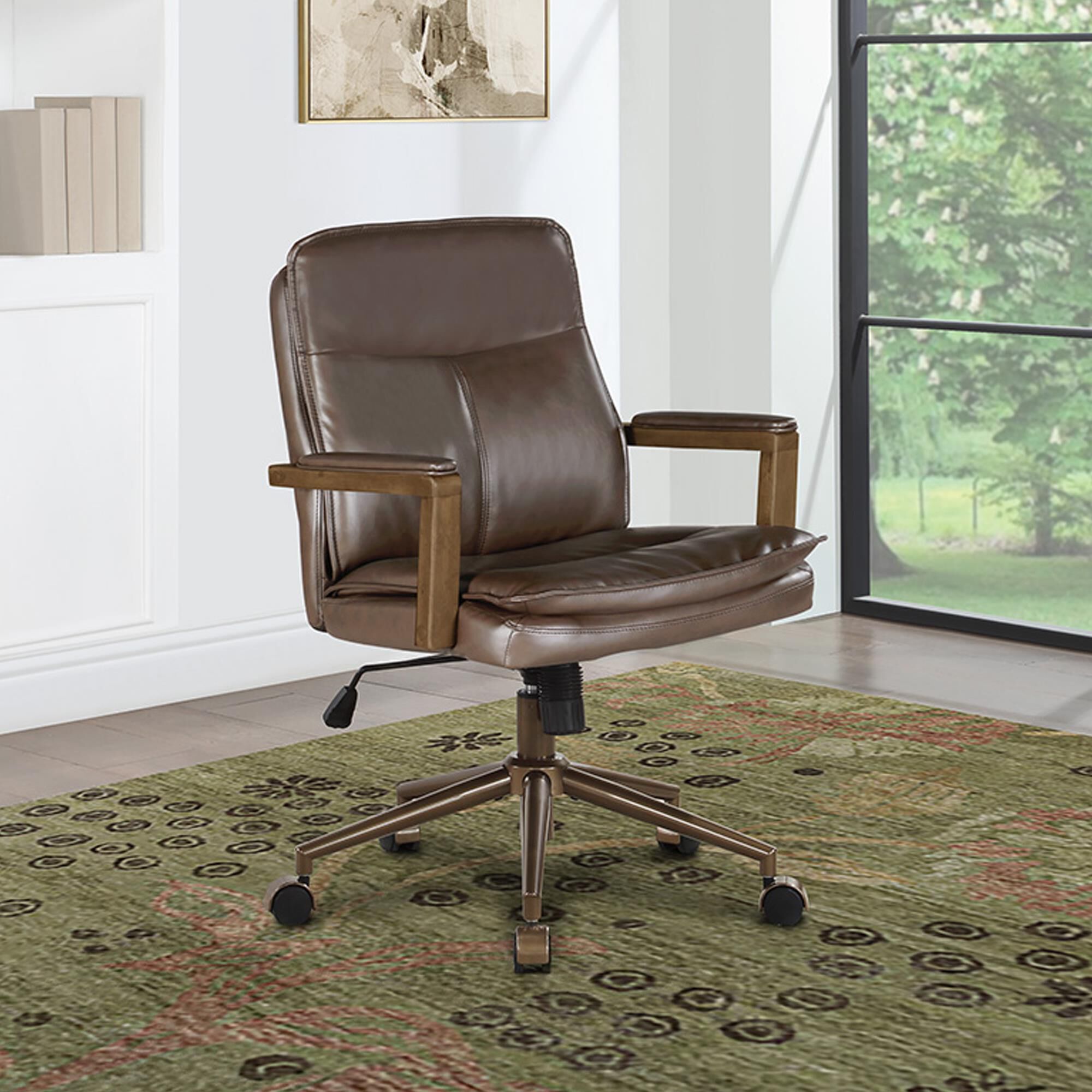 Valor Living Woodlands Office Chair in Chocolate