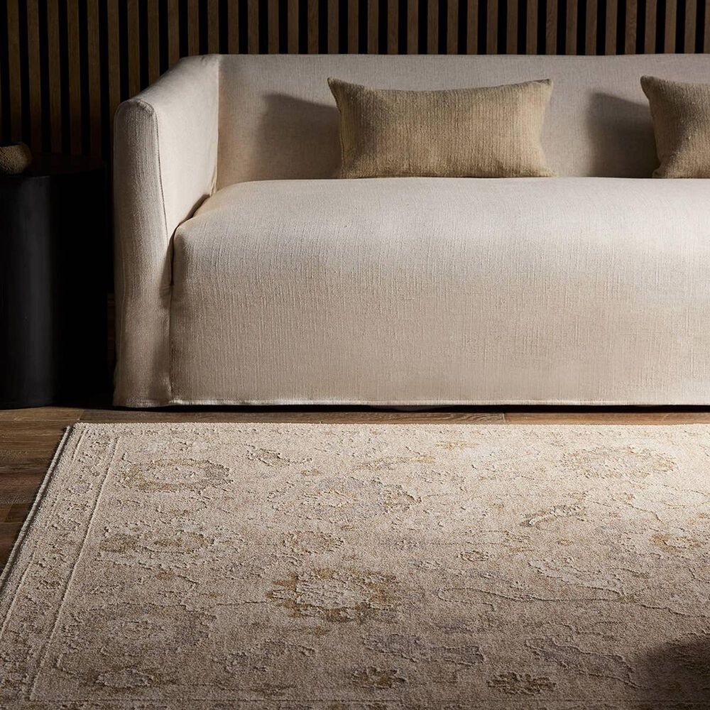 Jaipur Vekhea Alara Tan and Beige 6'7" x 9' Area Rug, , large