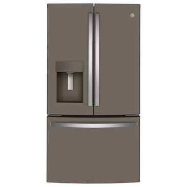 GE Appliances 22.1 Cu. Ft. Counter-Depth French-Door Refrigerator in Black Slate, , large