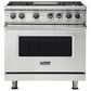 Viking Range 36" Freestanding Dual Fuel Range in Stainless Steel, , large