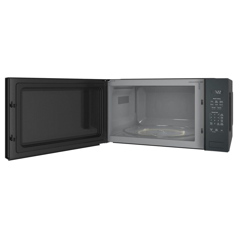 GE Profile 2.2 Cu. Ft. Countertop Sensor Microwave Oven in Black, , large