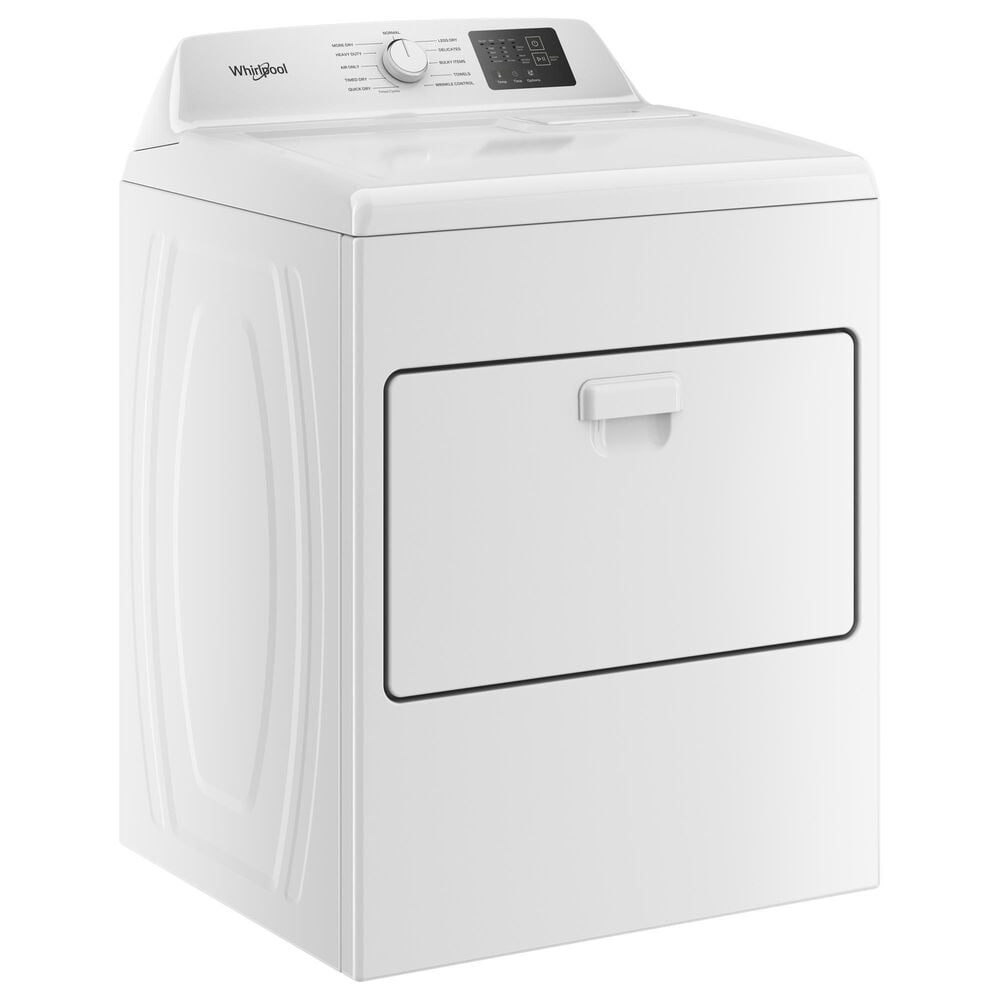 WHIRLPOOL 4.3 Cu. Ft. Top Load Impeller Washer and 7.0 Cu. Ft. Electric Front Load Dryer Laundry Pair in White, , large