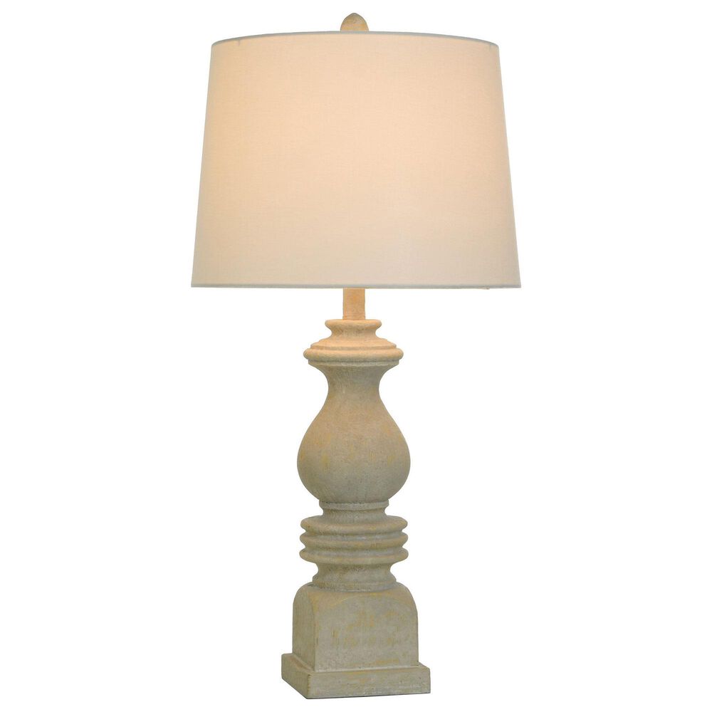 Flair Industries Table Lamp in Light Gray, , large