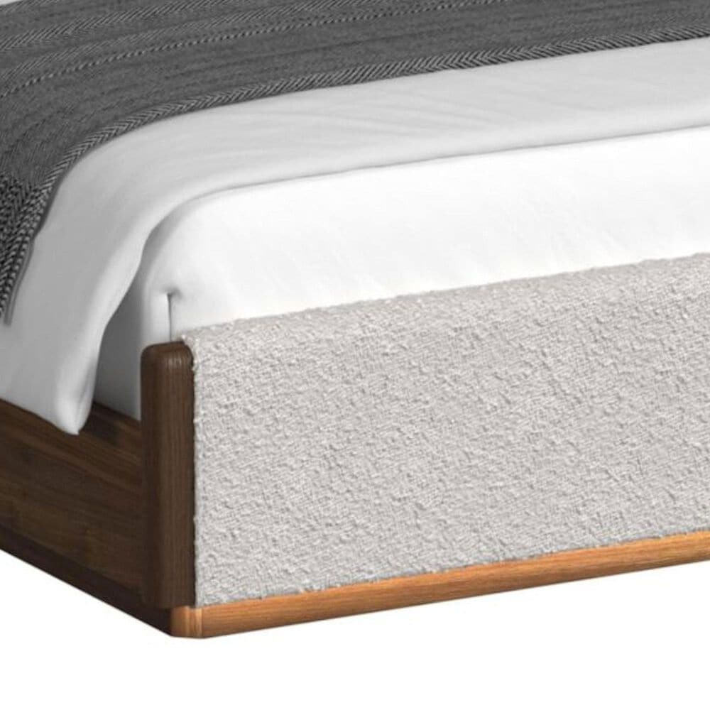 37B Brisbane King Upholstered Footboard in Brown, , large