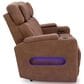 Ashley Point Clear Power Reclining Sofa in Caramel, , large