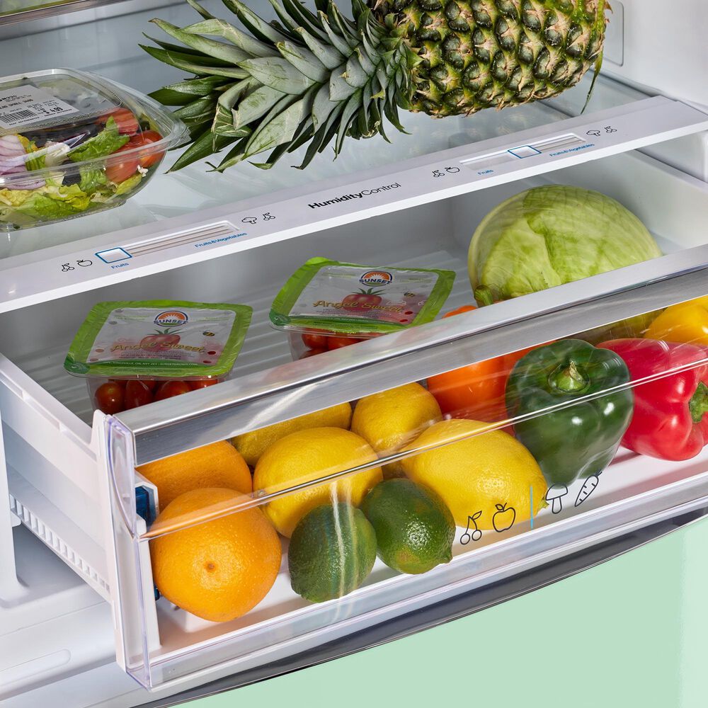 Unique Appliances Classic Retro 17 Cu. Ft Bottom Mount Refrigerator in Summer Mint Green, , large