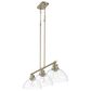 Golden Lighting Duncan 3-Light Pendant with Clear Shade in Aged Brass, , large