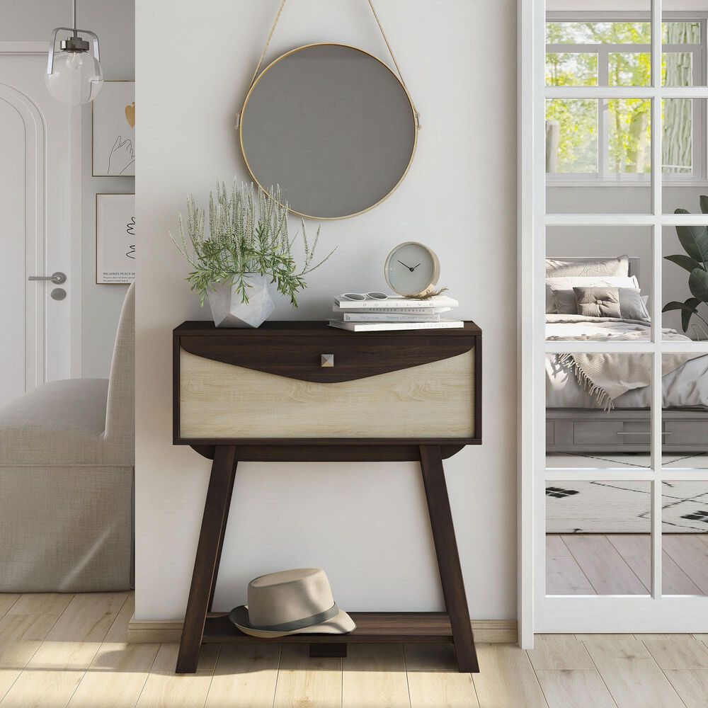 Furniture of America Janes Console Table in Wenge, , large