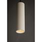 ET2 Pleat 1-Light LED Plaster Pendant in Matte Black, , large