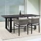 Blue River Felicia 5-Piece Patio Dining Table Set in Black, , large