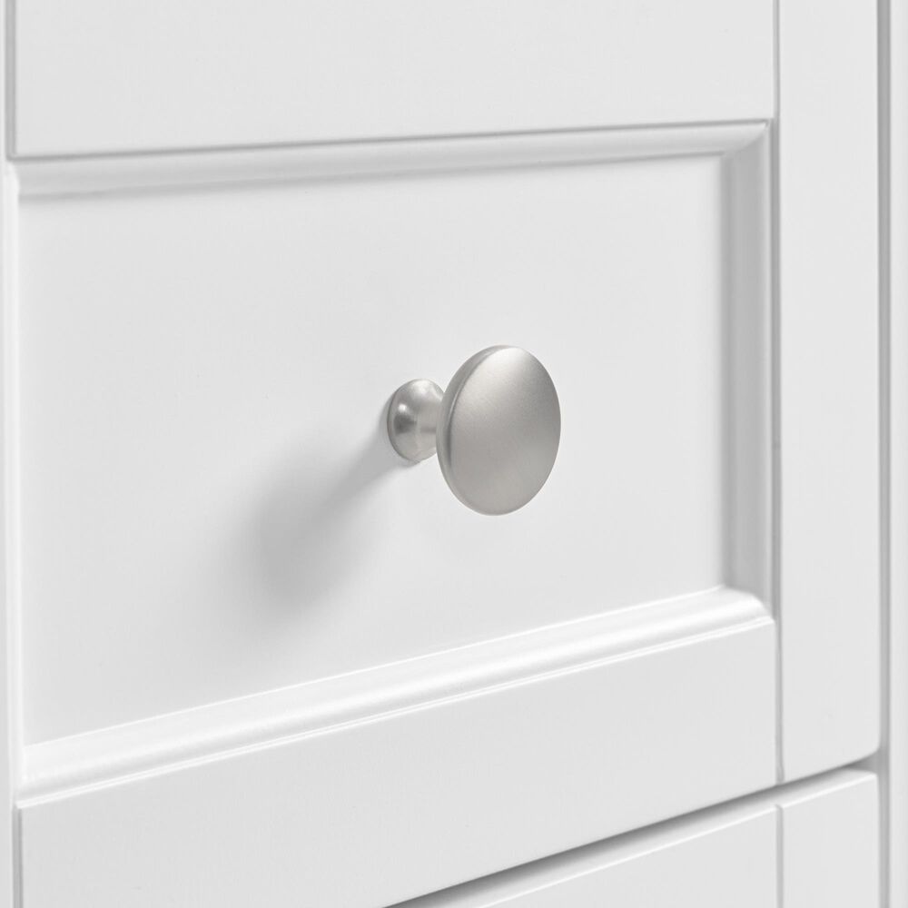 James Martin Brittany 84" Double Bathroom Vanity in Bright White with 3 cm Eternal Jasmine Pearl Top, Rectangular Sinks and FreePower Wireless Charger, , large