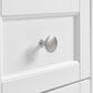 James Martin Brittany 84" Double Bathroom Vanity in Bright White with 3 cm Eternal Jasmine Pearl Top, Rectangular Sinks and FreePower Wireless Charger, , large