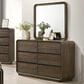Crown Mark Kinkaid Dresser and Mirror, , large