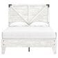 Ashley Shawburn Full Panel Platform Bed in Whitewash/Dark Charcoal, , large