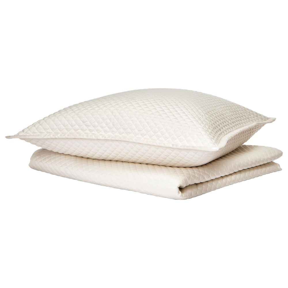 Ann Gish Art Of Home 4-Piece King Single Diamond Coverlet Set In Ivory, , large