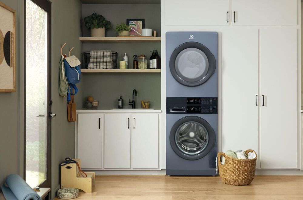 Electrolux 300 Series Electric Laundry Tower in Denim Blue, , large