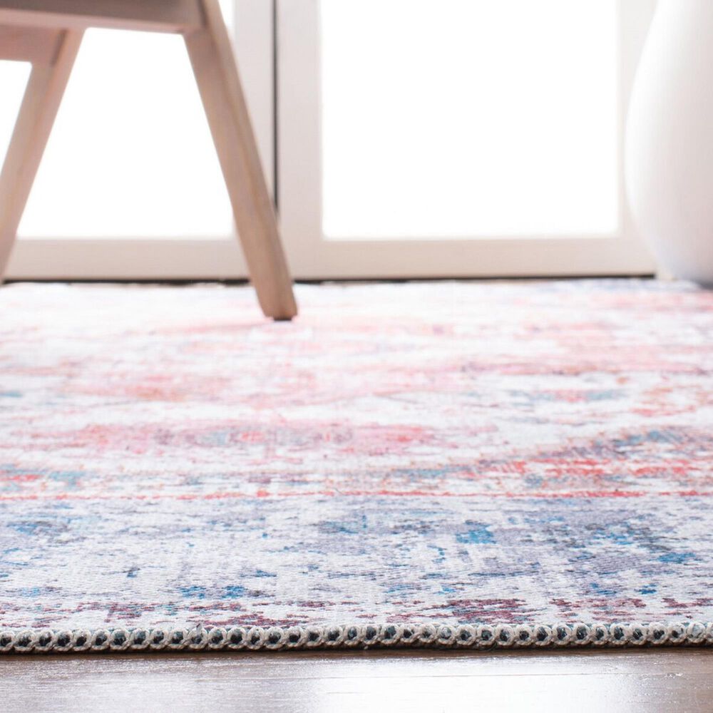 Safavieh Serapi  5&#39;3&quot; x 8&#39; Rust and Blue Area Rug, , large